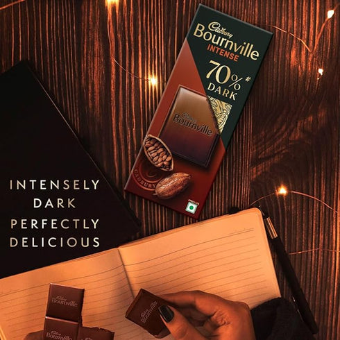 Cadbury Bournville Rich Cocoa 70% Dark Chocolate Bar|75g